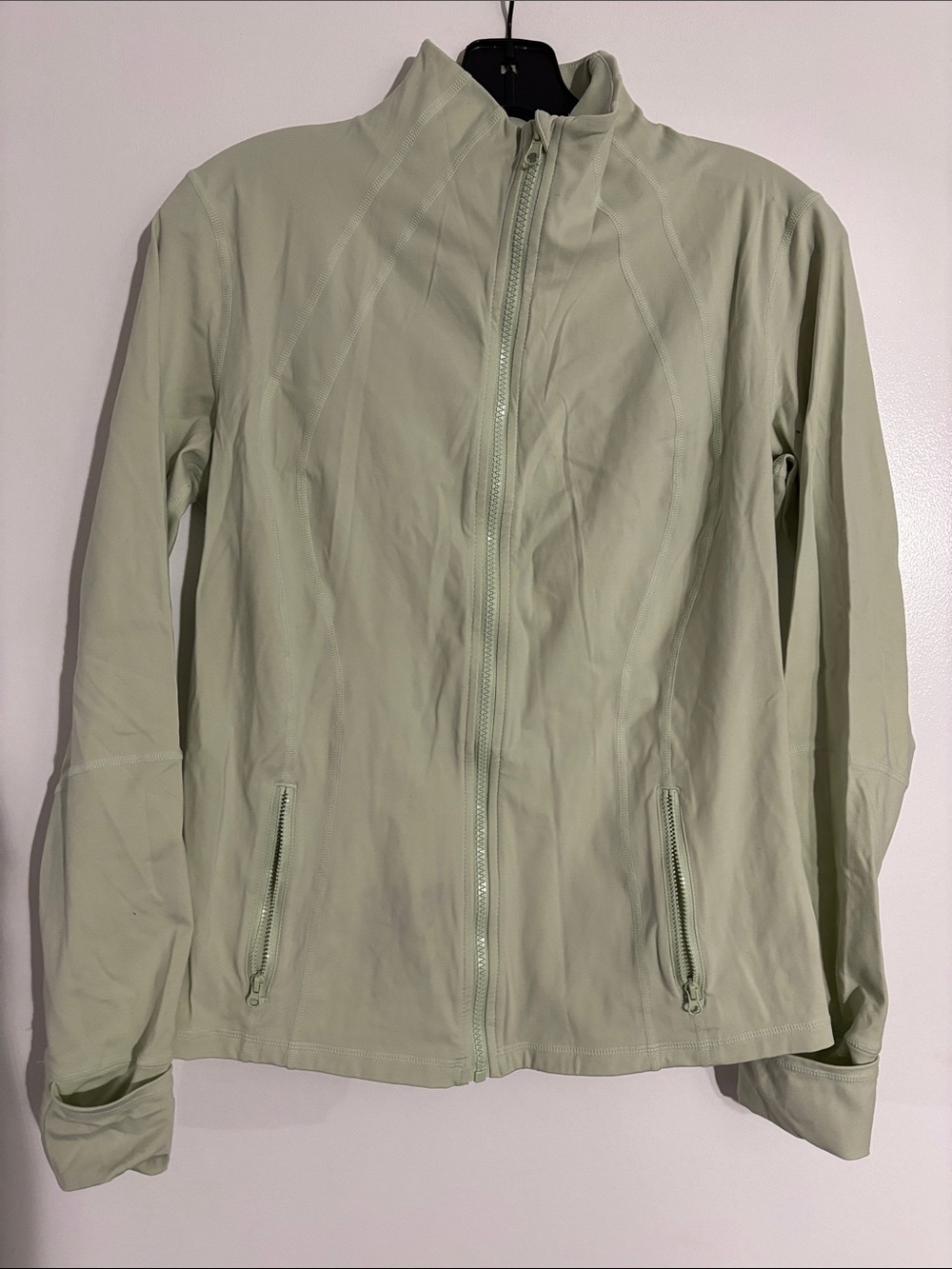 ANTONIO MELANI Mint Green Utility Jacket - Zip Front
